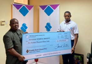 Republic Bank Donates to Koforidua Technical University